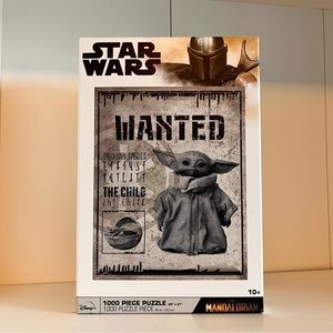 New! Star Wars The Mandalorian The Child Wanted Poster Jigsaw Puzzle 1000 Piece